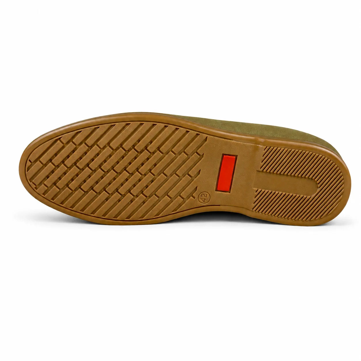 OLIVE SUEDE MEDICATED LOAFER