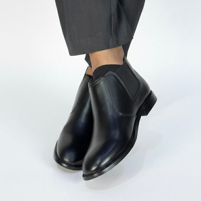 BLACK CHELSEA BOOT PURE LEATHER