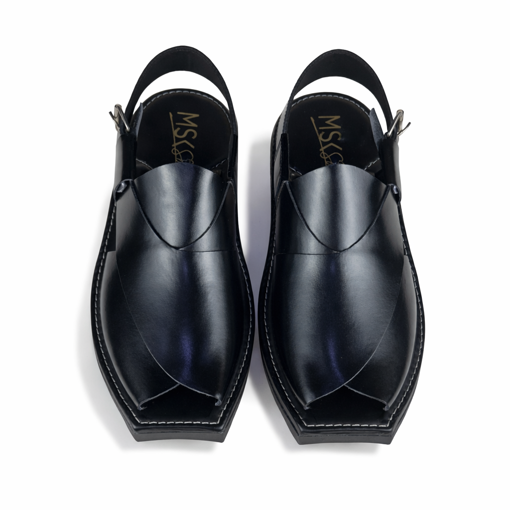 BLACK KAPTAN CHAPPAL #2160