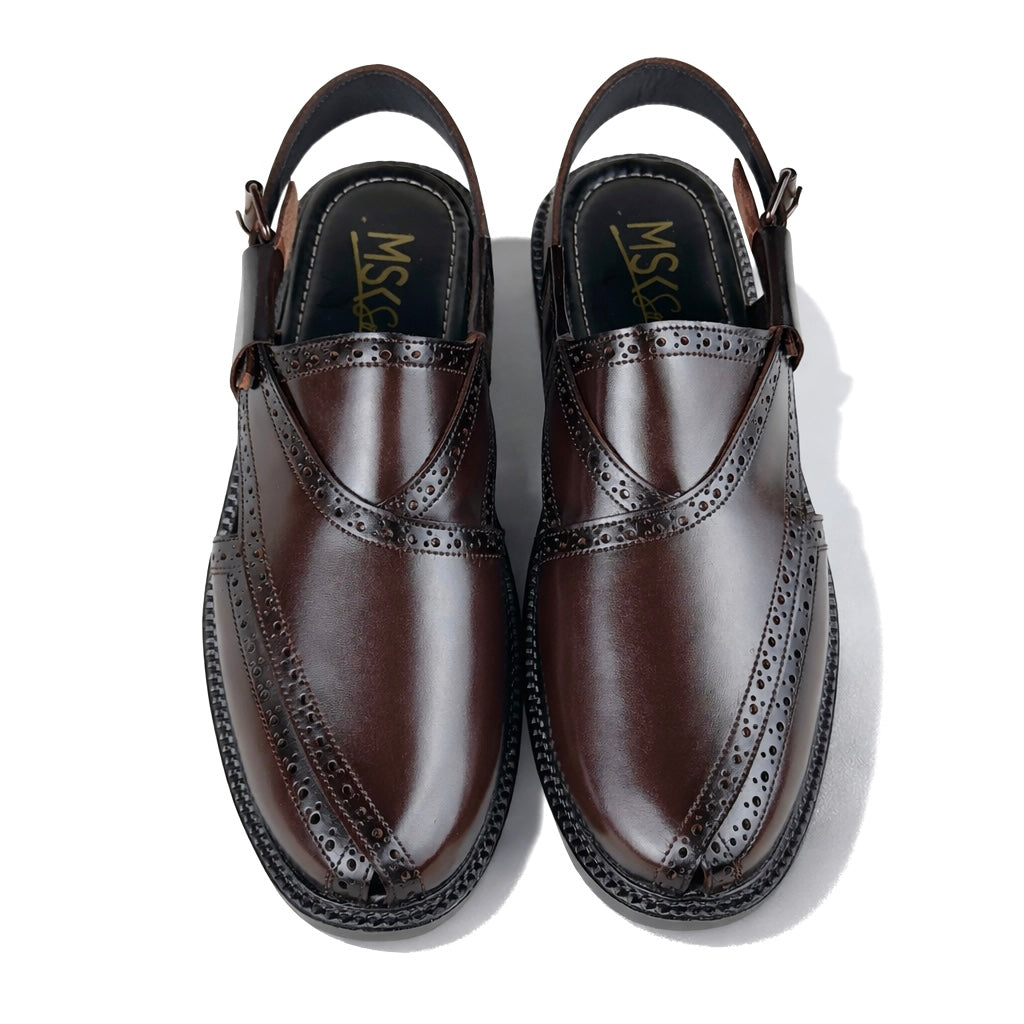 HIGH SOLE PESH - BROWN BROGUE - 5063
