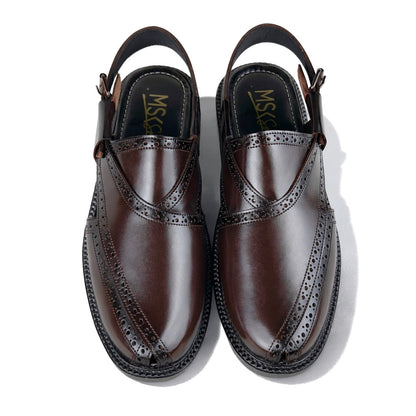 HIGH SOLE PESH - BROWN BROGUE - 5063