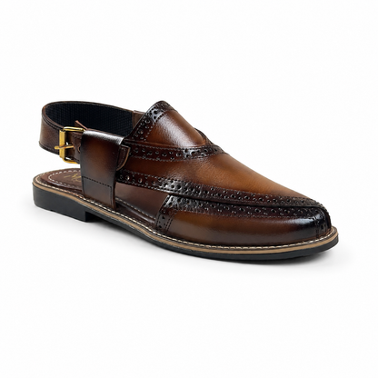 STITCH SOLE - COMMANDO BROGUE #8163