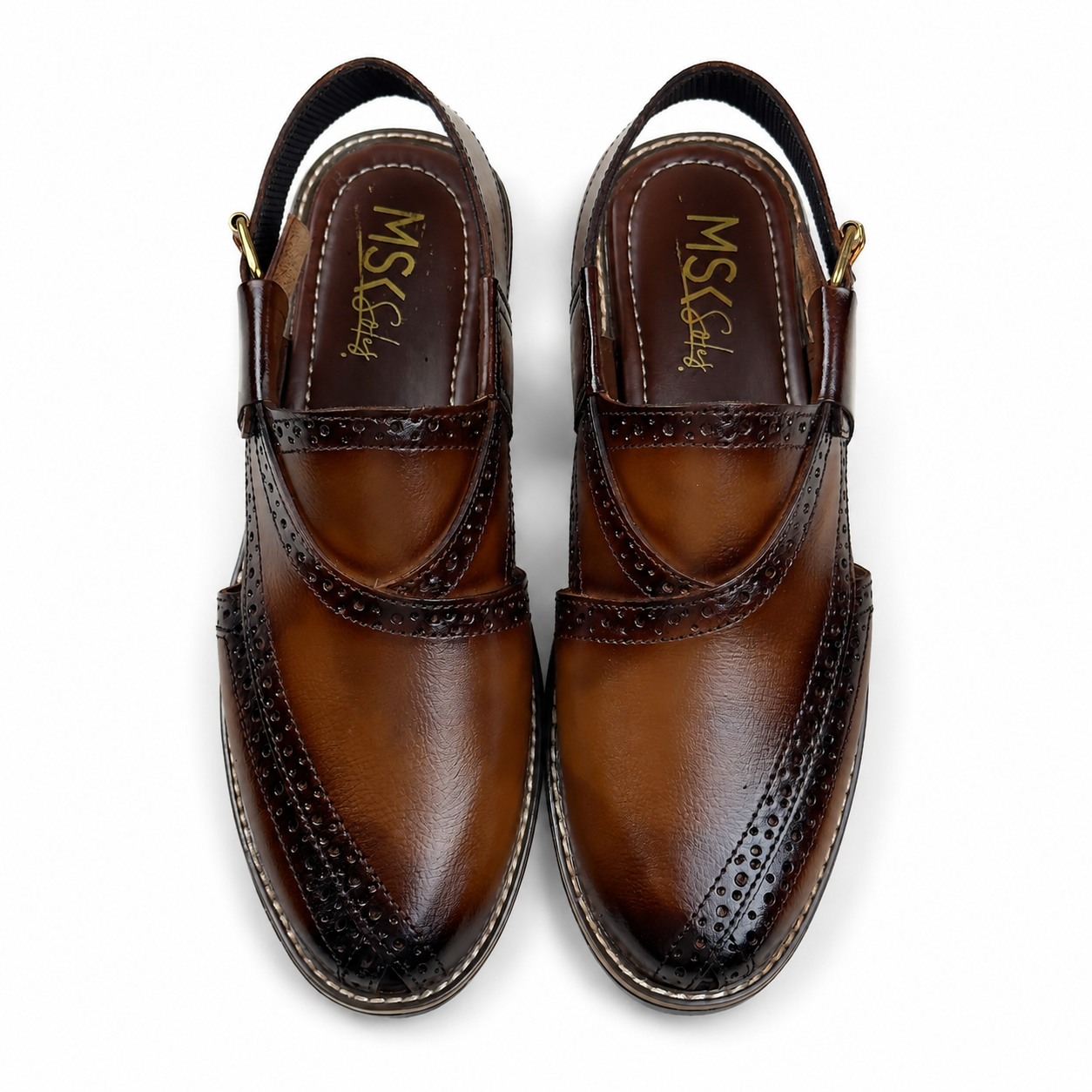 STITCH SOLE - COMMANDO BROGUE #8163
