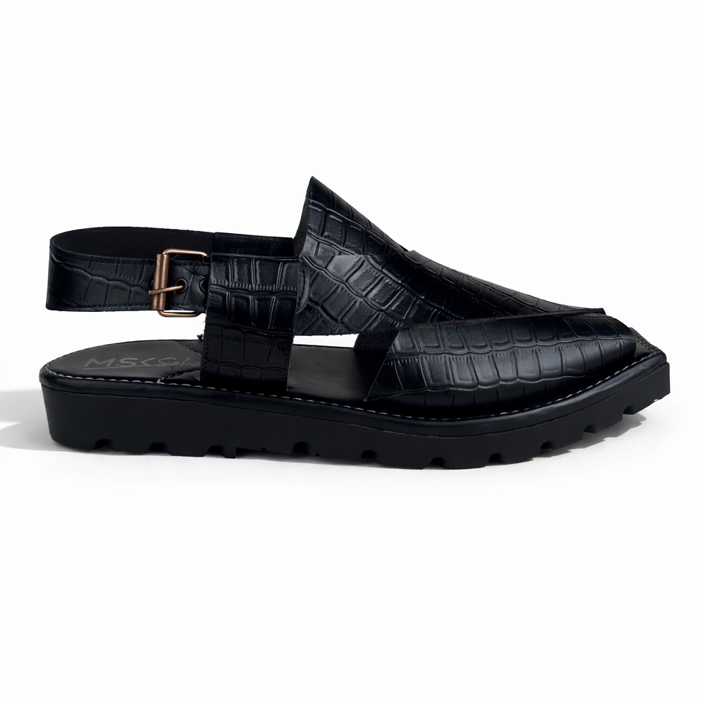 BLACK CROC KAPTAN CHAPPAL #2115