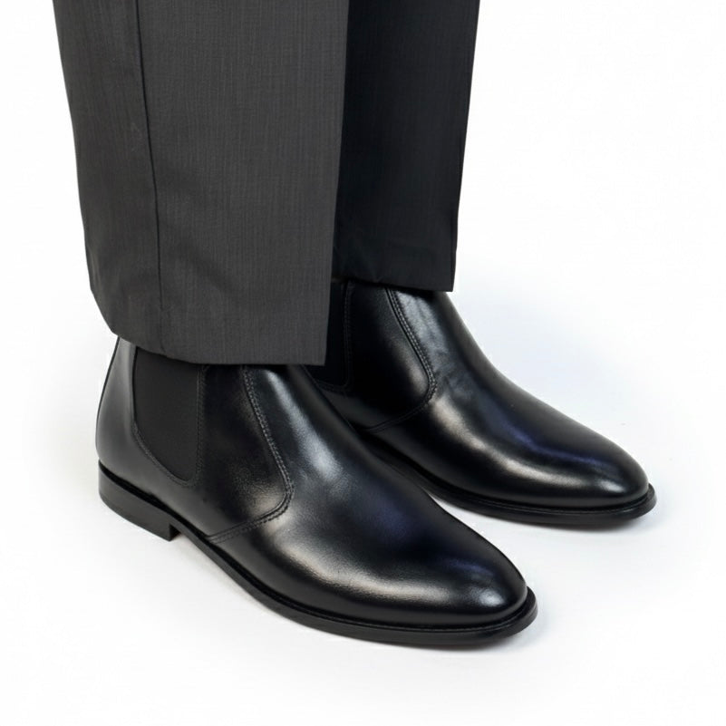 BLACK CHELSEA BOOT PURE LEATHER