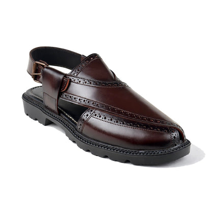 HIGH SOLE PESH - BROWN BROGUE - 5063