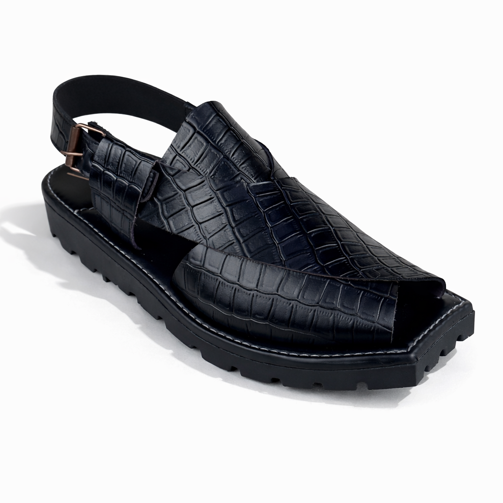 BLACK CROC KAPTAN CHAPPAL #2115