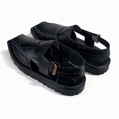 BLACK CROC KAPTAN CHAPPAL #2115