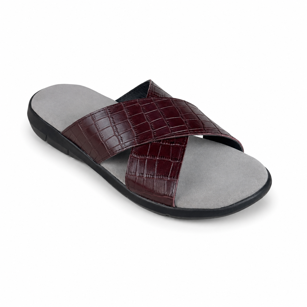 BURGUNDY SLIPPER X - SUEDE INSOLE
