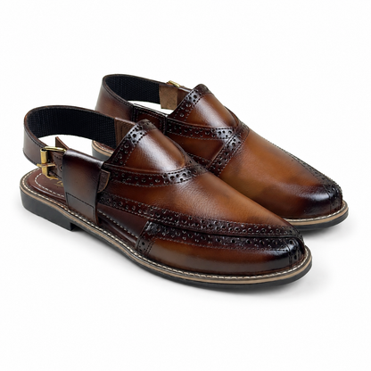 STITCH SOLE - COMMANDO BROGUE #8163