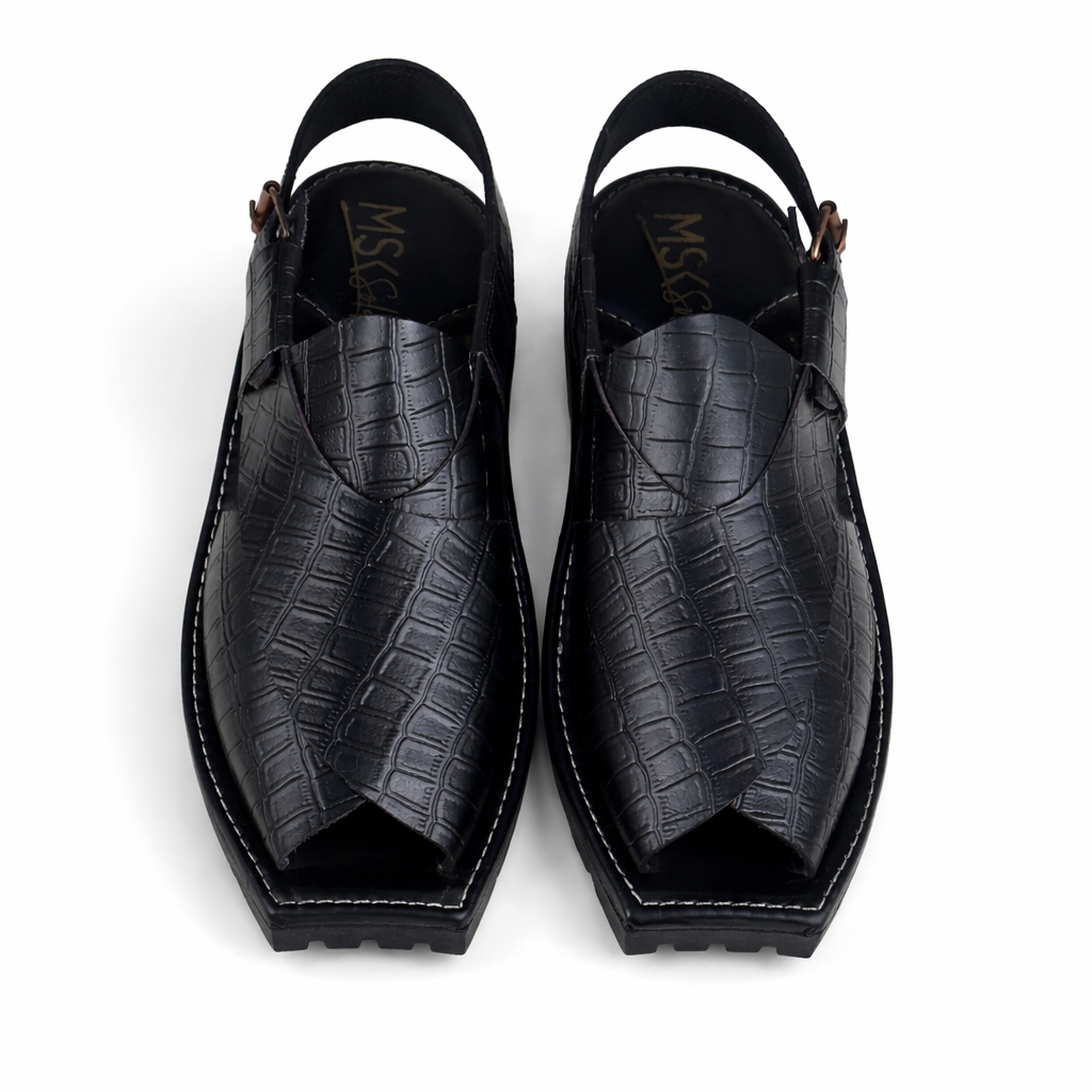BLACK CROC KAPTAN CHAPPAL #2115