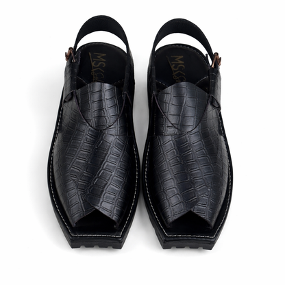 BLACK CROC KAPTAN CHAPPAL #2115