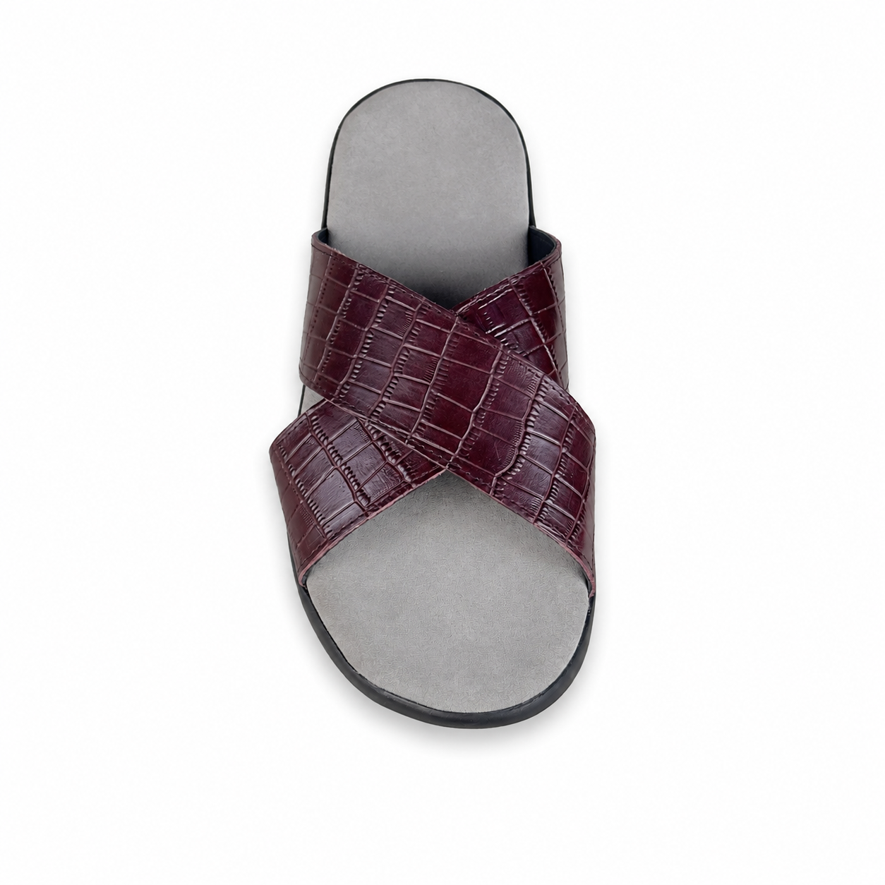 BURGUNDY SLIPPER X - SUEDE INSOLE