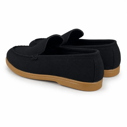 BLACK SUEDE MEDICATED LOAFER
